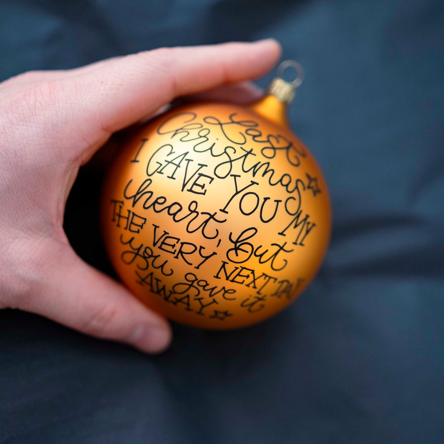 Weihnachtskugel "Last Christmas"