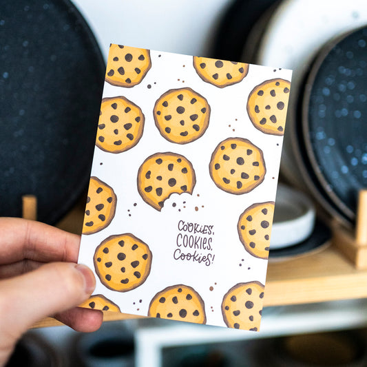 Postkarte "Cookies Cookies Cookies"